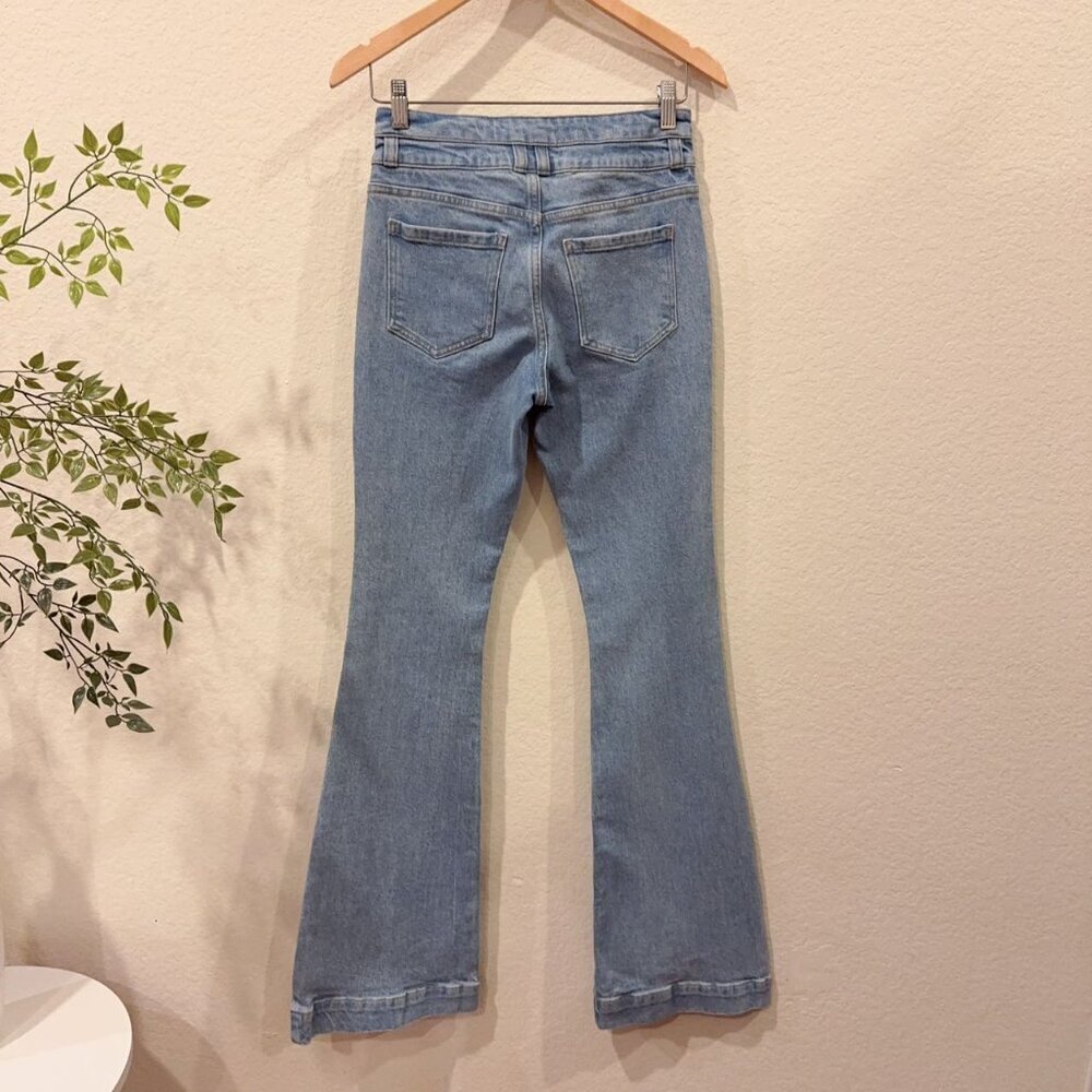 NWOT FRAME Frame Jean Double Button Flare - Picture 7 of 8